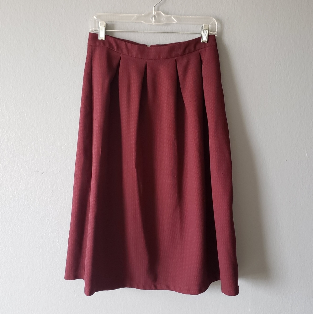 Forever 21 Pleated Midi Skirt